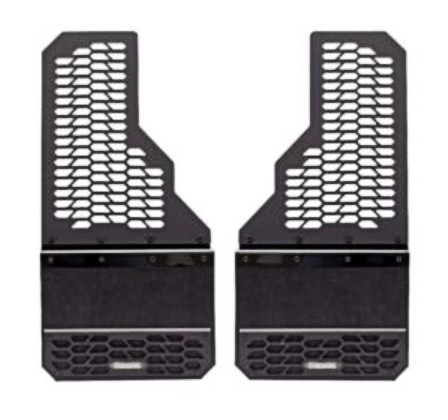 Putco 78210 Hex Shield Mud Skins - 2015-2022 Ford F-150 Front/Rear - Carbon Black