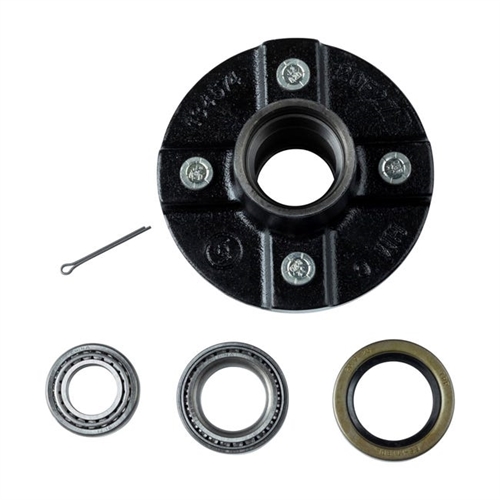 Lippert 814206 Idler Hub With Bearing Cone Kit - 4 On 4" Bolt Pattern - 2,200 Lbs