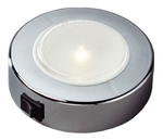 FriLight Sun LED Ceiling Light With Chrome Trim & Switch - Blue