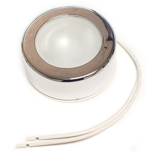 FriLight Star Dual-Color LED Ceiling Light With Chrome Trim - 3 Blue, 6 Warm White