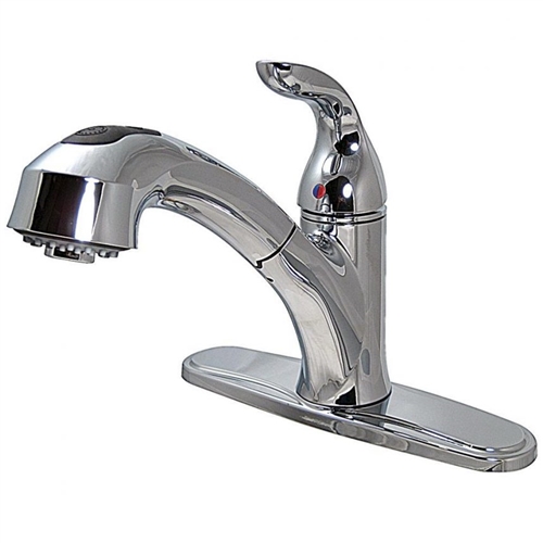 Phoenix PF231341 Single Handle Pull Out Hybrid Kitchen Faucet, Chrome