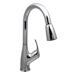 Phoenix Hybrid Single Handle Pulldown Kitchen Faucet, Chrome