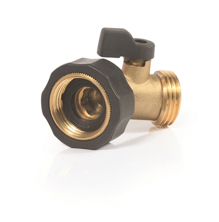 Camco 20173 Brass Water Shut Off Valve - 45 Degree