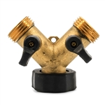 Camco 20123 Brass Water Shut-Off Y Valve