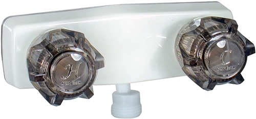 Phoenix PF213243 Two Handle RV Shower Valve, White