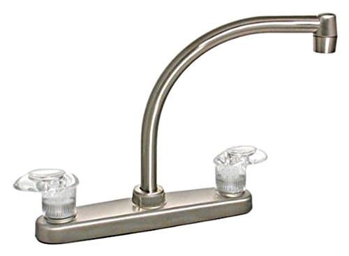 Catalina PF221402 Two Handle Hi-Arc Kitchen Pot Filler, Brushed Nickel