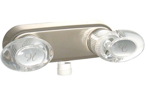 Phoenix PF223441 Two Handle RV Shower Valve, Brushed Nickel