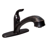 Phoenix PF231541 Single Handle Pull Out Spout Hybrid Kitchen Faucet, Rubbed Bronze