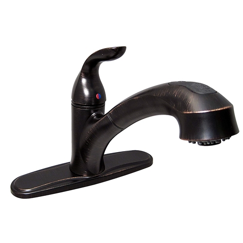 Phoenix PF231541 Single Handle Pull Out Spout Hybrid Kitchen Faucet, Rubbed Bronze