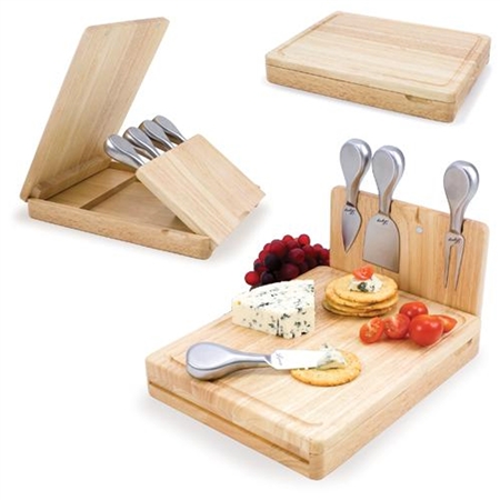 Picnic Time Asiago Cheese Cutting Board & Tools Set