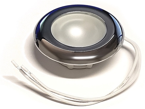 FriLight Nova LED Ceiling Light With Chrome Trim - Blue