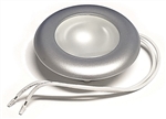 FriLight Nova LED Ceiling Light With Matt Silver Trim - 284 Lumens - Cool White