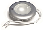 FriLight Nova Halogen Ceiling Light With Switch - 10W Xenon Bulb - Silver Trim