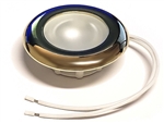 FriLight Nova LED Clip Mount Ceiling Light With Gold Trim - Blue