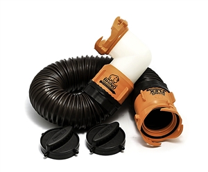 Camco 39768 RhinoFLEX Tote Tank Sewer Hose Kit - 3'