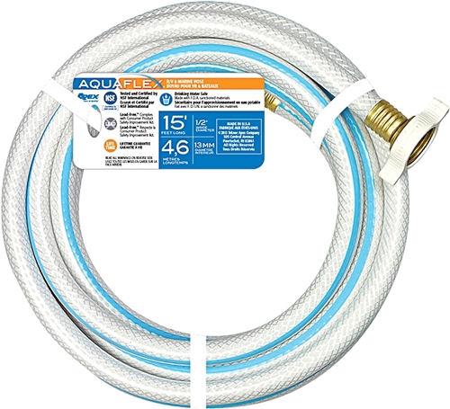 Teknor Apex Aquaflex RV/Marine Fresh Water Hose - 15' x 1/2" ID