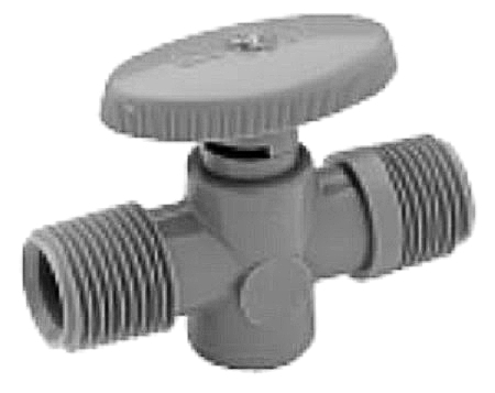 Zurn Pex QV411 Straight Stop Valve, 1/2" MPT X 1/2" MPT