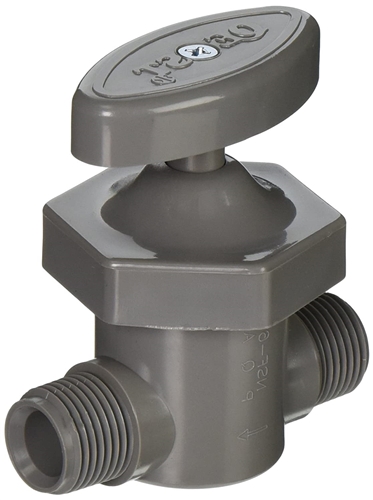 Zurn Pex QV3500 In-Line Globe Shut-Off Valve, 1/2" MPT x 1/2" MPT