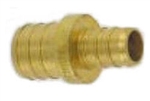 BestPEX Brass Reducing Coupling Insert Fitting - 1/2" x 3/8"      