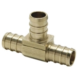 Elkhart Supply 51150 BestPEX Brass Insert Tee - 3/8"