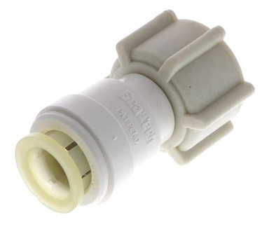 AquaLock 3510-0808 Female Swivel Connector, 3/8" CTS x 1/2" NPS