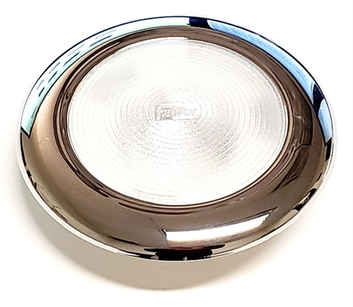 FriLight Mars LED Ceiling Light With Chrome Trim - Blue