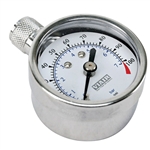 Viair 90072 2" Tire Pressure Gauge With Bleeder Valve - 100 PSI