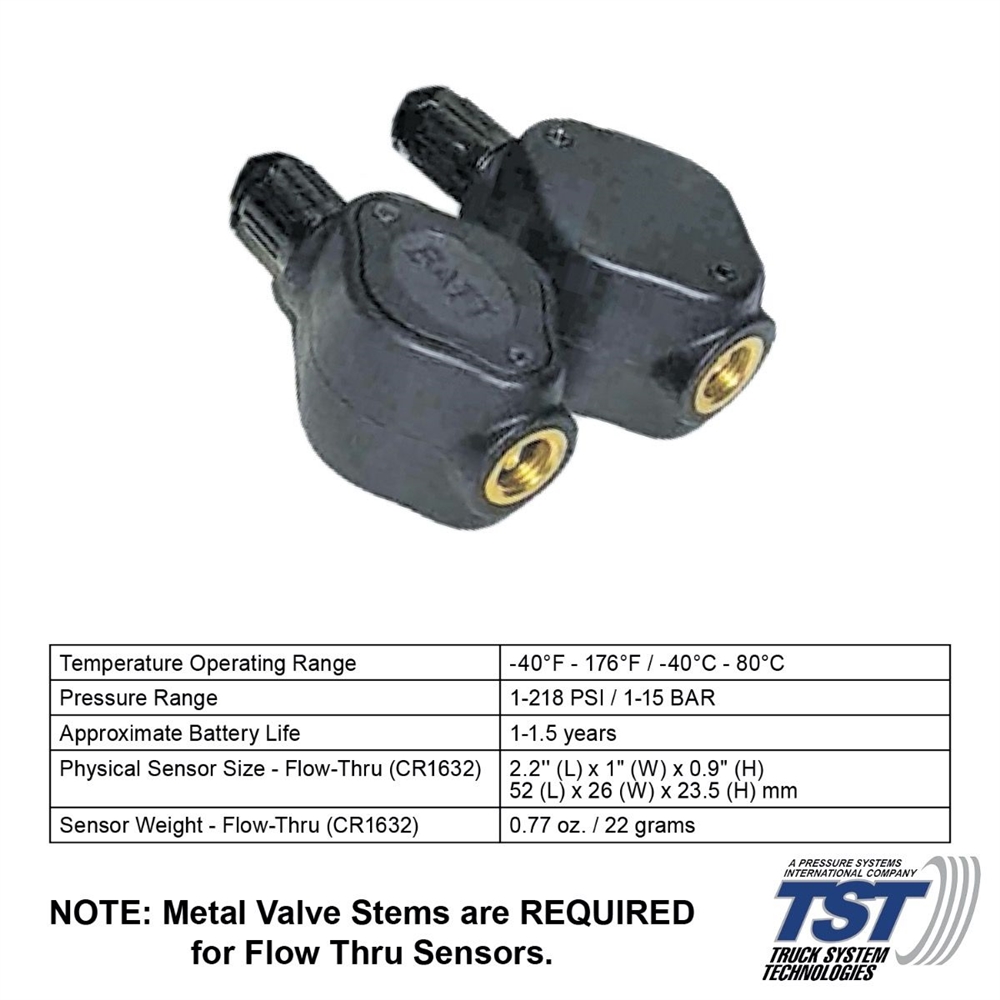 TST TST-507-FT-6 Flow Through Sensor Tire Pressure Monitoring