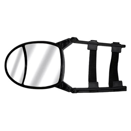 CIPA 11953 Dual-View Adjustable Clip-On Tow Mirror