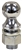 Buyers Chrome Plated Towing Ball, 2-5/16" x 1-1/4" x 2-1/2"