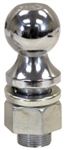 Buyers Chrome Plated Towing Ball, 2" x 3/4" x 1-3/4"