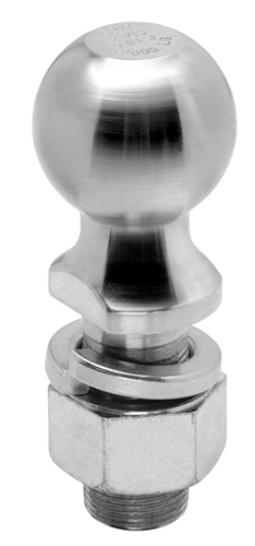 Draw-Tite 63834 2-5/16" Zinc Hitch Ball 1-1/4" Shank Dia, 2-3/4" Shank Length - 12000 Lbs