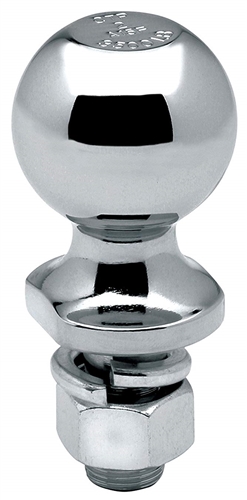 Draw-Tite 63812 1-7/8" Chrome Hitch Ball 3/4" Shank Dia, 2-3/8" Shank Length - 2000 Lbs