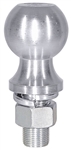 Buyers 1802168 2-5/16" Zinc Hitch Ball 1-1/4" Shank Dia, 2-1/2" Shank Length - 10000 Lbs