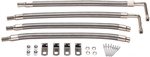 Wheel Masters 8110A Stainless Steel 4 Hose Valve Extender Kit 22.5" Aluminum Wheels Hub Mount