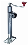 Bulldog 158451 Round Top-Wind Swivel Pop-Up Trailer Tongue Jack, 10" Lift - 2,000 Lbs