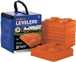 Tri-Lynx 00015D Interlocking Lynx Levelers With Storage Bag - 10 Pack