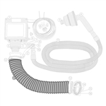 Thetford 70421 Sani-Con Inlet Hose - 3" x 24"