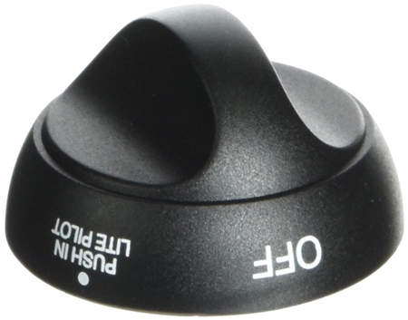 Suburban RV Range Cooktop Thermostat Control Knob - Black