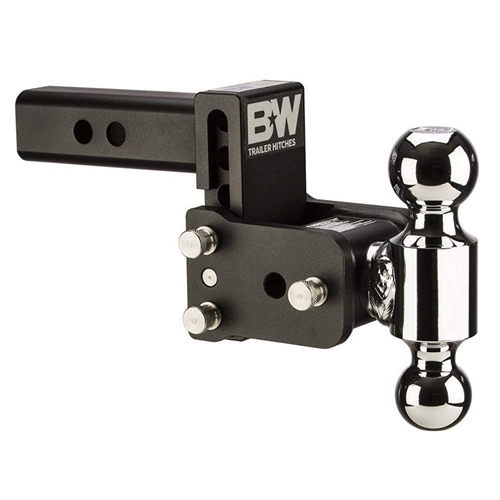 B&W TS10037B Tow & Stow Dual-Ball Trailer Hitch Mount - 5" Drop