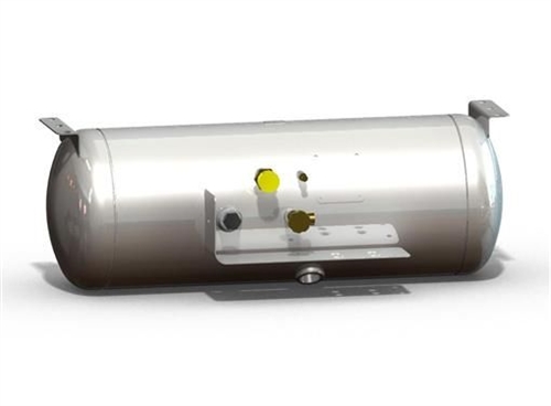 Manchester Tank ASME Permanent Horizontal Mount Propane Tank - 24.2 Gal