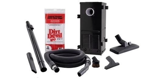 Dirt Devil CV1500 Central Vacuum With Vroom RV Retractable Hose System