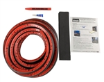 Steele Rubber Products Ribbed Hollow Bulb Seal Ramp Gate Kit - 35 Ft