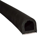 Steele Rubber Products Peel-N-Stick 1" Hollow "D" RV Seal - 30 Ft