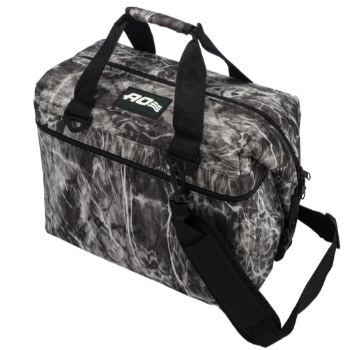 AO Coolers Soft-Sided Mossy Oak Cooler, 24 Can Capacity, Gray