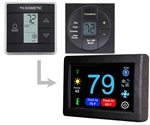 Micro-Air EasyTouch WiFi Touchscreen Dometic CT Thermostat Replacement - Black