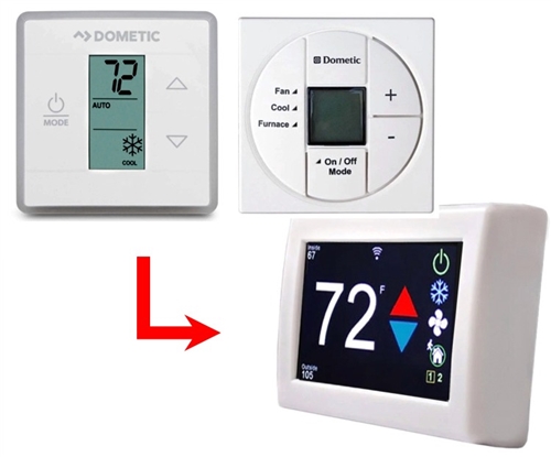 Micro-Air ASY-351-X02 EasyTouch RV 351 Touchscreen Thermostat With Bluetooth - White