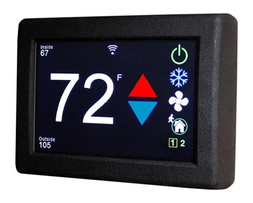 Micro-Air ASY-352-X01 EasyTouch RV 352 Touchscreen Thermostat With Bluetooth - Black