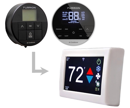 Micro-Air ASY-353-X02 EasyTouch RV 353 Touchscreen Thermostat With Bluetooth - White