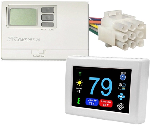 Micro-Air ASY-354-X02-C EasyTouch RV 354C Touchscreen Thermostat With Bluetooth - White